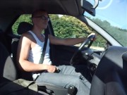 hugs in the car