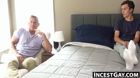 IncestGay.com - Jack Andram destroyed by a hung DILF's cock