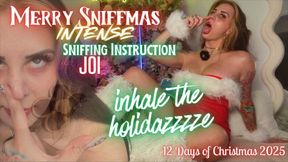 Inhale the Holidazeeee INTENSE Sniffing Instruction JOI