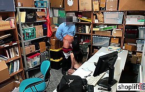 Naive MILF used by a bad LP officer with big hard dick
