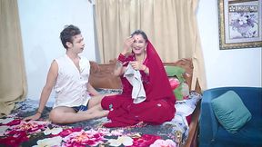 Desi Bihari Bhabhi Fucked Three Boys Infront of Her HUsband Double Anal ( Hindi Audio )