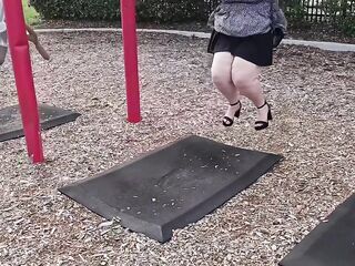 big beautiful woman ssbbw - let a stranger lifted my petticoat and rubbed my twat at the bus stop - large booty, large booty