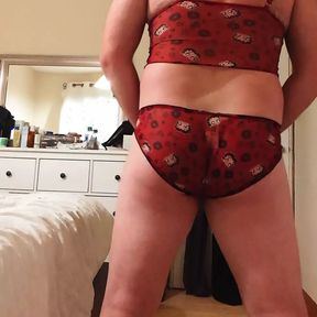 My wife  bought new cheeky lingerie