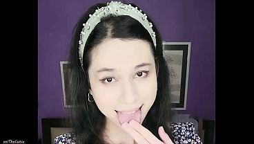 your sexy tgirlfriend DaniTheCutie licks her butt just for you