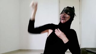 Brazilian Miss into Armpit Bdsm as a CatWoman licking