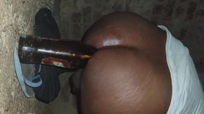 Meri Gand ki chudai beer bottle se chudai