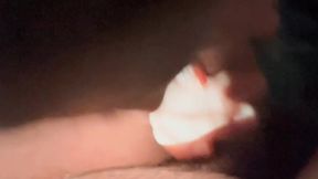 Horny MILF sucks random guys dick on cruise ship. Almost caught!