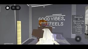 Chica Anime prueba la bbc de Tocino en robloxx