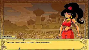 Jasmine Surrenders to Fiery Lust in Steamy Arabian Nights Tryst