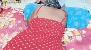 Baby Doll Bhabhi&#039;s Coconut Oil Massage Fuck By Boyfriend