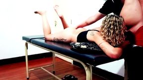 Waxing Client Gets Horny and Has Sex with the Waxer.