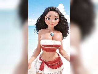 Moana ai sexy dance