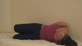 Anna Hogtied for Foot Worship - MP4