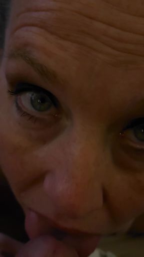 Captivating moment from &quot;A Sexy Mature MILF Tries a Dating App Only to Meet a Young Man For Her Past - The Dating App&quot;