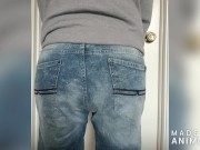 Desperate Boy Has An Accident in His Shorts