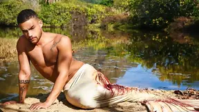 Beach fuck with Beaux Banks and Matthew Camp