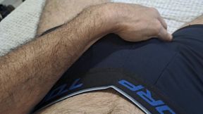 I Had a Quick Wank Before My Girlfriend Arrived, and My Dick Got Covered in Cum!