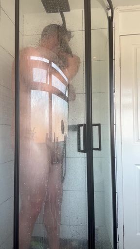 Horny Stepdad in Bathroom