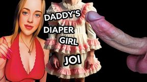 Diaper Girl For Step-Daddy Jerk Off Instructions ABDL JOI