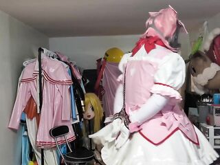 PVC Magical Beauty Madoka, Gasmask, Servitude and Cum Eating Ending