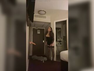 Sissy floozy doll in hotel room taking a vibrator - Whitney day