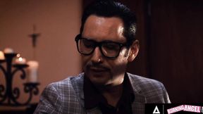 BURNING ANGEL - Naughty Jane Wilde Does Everything To Bring Her Man Back, Even Fuck A Priest