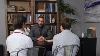The man is powerless as he watches these two get it on