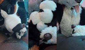 Furry Puppy Voz Drowns SJ in Gushing BBC Cum Mess ???? Pawjob Destroyed