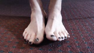 Massive Painted Toenails Compilation Foot Fetish 30clips inside 1