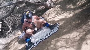 Making off Bareback in the Dunes of Maspalomas