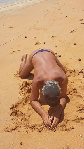 In a Bikini on the Beach What a Hot Ass