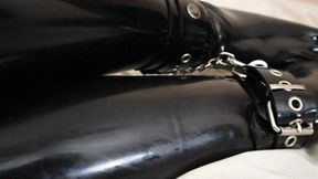 Blindfolded Horny Rubberdoll Enjoys Restraints, Impact, and Remote-Controlled Vibrator