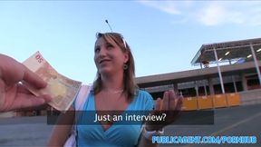 Blonde has sex with stranger in