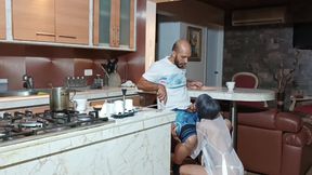 Masturbating in Front of My Stepsister.