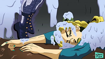 Jolyne es cojida por el stand de Pucci