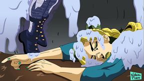 Jolyne es cojida por el stand de Pucci