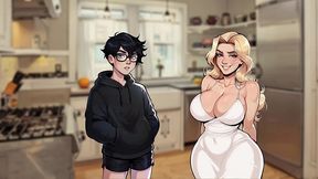 gooncuck #7 - a cucky ai porn game - footjob from a therapist