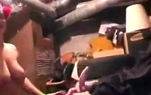 Emo goth teen slut fucked at party!