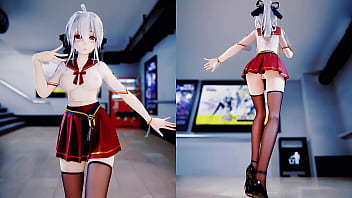 双屏绅士视角 弱音 3D 动漫  抖音风裸舞 可爱少女 （3D成人动漫）