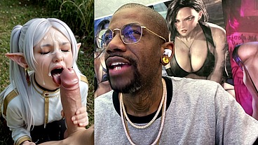 Delicate Ass Petite Frieren Gets A Hard Facial, AI Generated