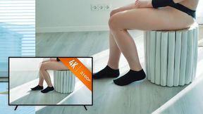 College Bare Feet Chocolate Bar Crush - 4K 2160p MP4