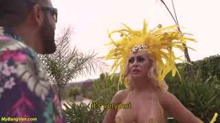 busty carnival samba dancer needs anal