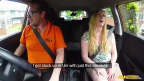 Her ASS turns RED as I Spank her so FUCKING HARD - Fake Driving school