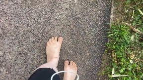 Barefoot Walking on the Beach Sfw