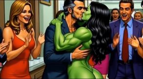 Slutty She-hulk Nudity. Cartoon
