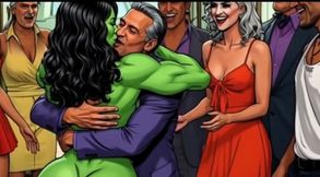 Slutty She-hulk Nudity. Cartoon