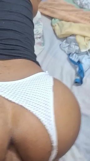 Rich and Beautiful Big Ass They Stuck the Cock in Her Anus