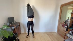 stuck in rollneck of the dress m4