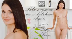 Solo Orgasm On A Kitchen Chair