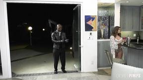 ”big black cock For Fiesty Big Boob Housewife Jesse Pony When She Offers Her Cunt Up”